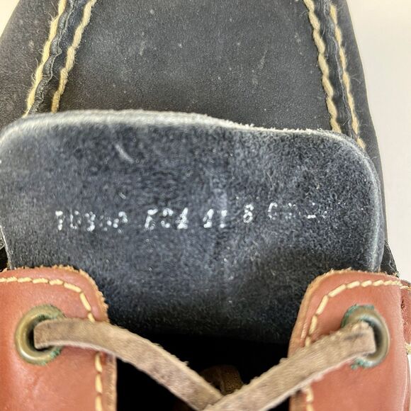 SEBAGO Portland Men's Navy/ Leather  Docksides Casual Boat Shoes Loafers Sz 8.5? - Picture 8 of 10